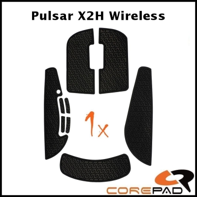 Corepad Soft Grips #835 noir Pulsar X2H High Hump Wireless / Pulsar X2H High Hump eS Wireless